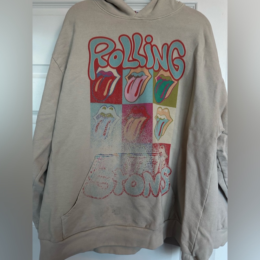 London Rolling Stones Store vintage style hoodie